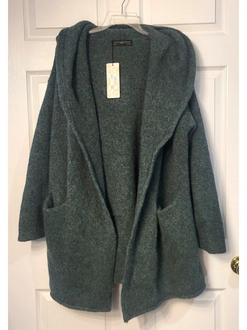 NWT Peruvian Connection Kotzebue Blanket Coat Alpaca Blend XL/XXL (Rosemary)